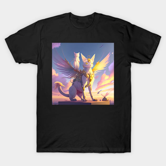 The Ancient Cat God T-Shirt by D3monic